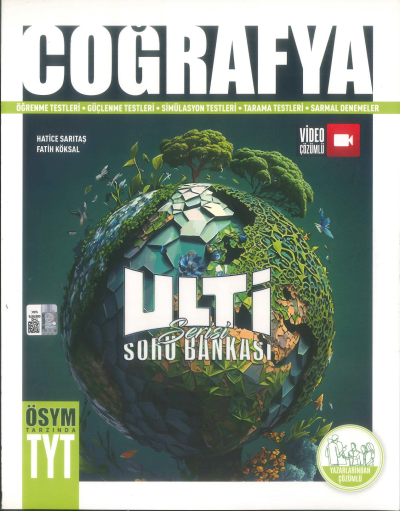 TYT Coğrafya Soru Bankası Ulti Yayınları YKS Fotokopi