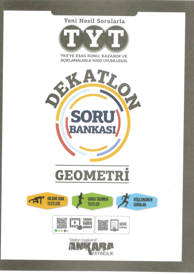 TYT GEOMETİ DEKATLON SORU BANKASI YKS Fotokopi