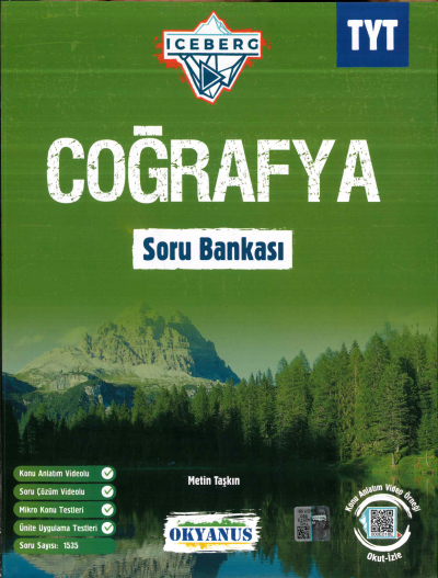 TYT ICEBERG COĞRAFYA SORU BANKASI YKS Fotokopi
