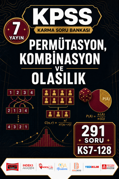 Permütasyon, Kombinasyon ve Olasılık 7 Yayın 291 Soru YKS Fotokopi