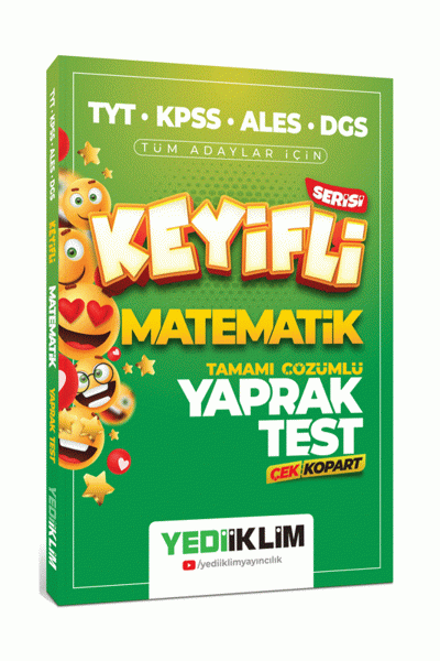 Keyifli Matematik Tamamı Çözümlü Yaprak Test Çek Kopart