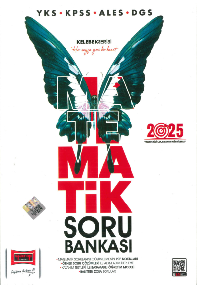 2025 YKS KPSS ALES DGS Kelebek Serisi Matematik Soru Bankası Yargı Yayınları YKS Fotokopi
