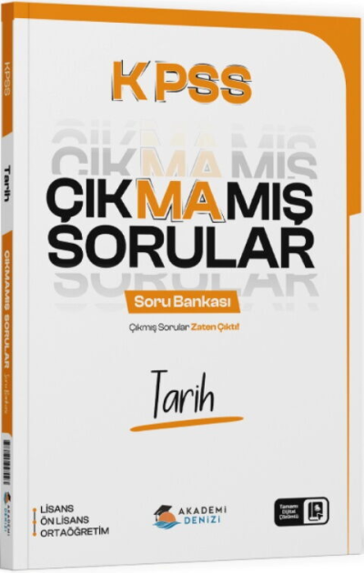 KPSS Tarih Çıkmamış Sorular Soru Bankası Akademi Denizi YKS Fotokopi