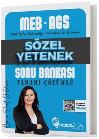 2025 MEB-AGS Sözel Yetenek Soru Bankası Çözümlü Hoca Kafası Yayınları YKS Fotokopi