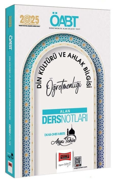2025 ÖABT DKAB DHBT MBSTS Din Kültürü ve Ahlak Bilgisi Öğretmenliği Video Ders Notları (Asya Tekin) Yargı Yayınları YKS Fotokopi