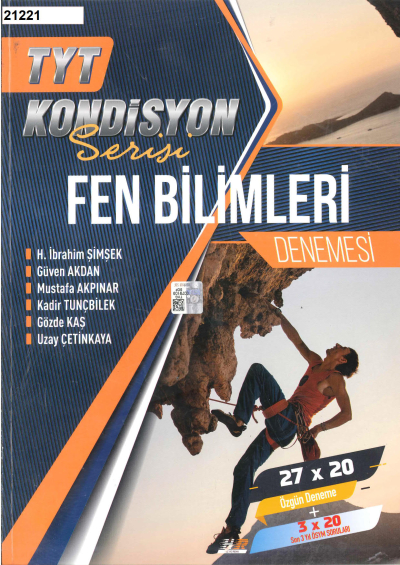 TYT Fen Bilimleri Kondisyon 27x20 Deneme YKS Fotokopi