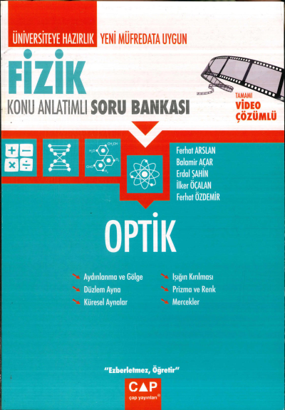 TYT-AYT FİZİK OPTİK KONU ANLATIMLI SORU BANKASI YKS Fotokopi