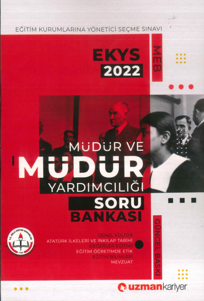 MÜDÜR VE MÜDÜR YARDIMCILIĞI SORU BANKASI YKS Fotokopi