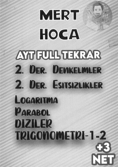 Mert Hoca AYT Full Tekrar YKS Fotokopi