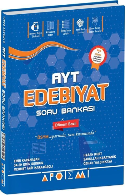 AYT Edebiyat Soru Bankası Apotemi Yayınları YKS Fotokopi