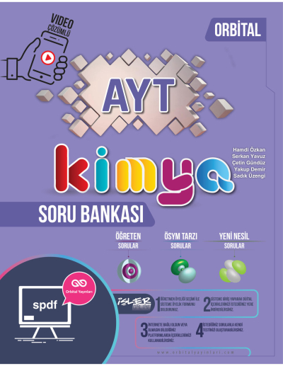 AYT Kimya Orbital Soru Bankası Orbital Yayınları YKS Fotokopi