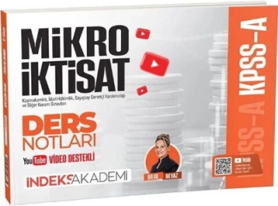 KPSS A Grubu Mikro İktisat Video Ders Notları Bilge Beyaz İndeks Akademi Yayıncılık YKS Fotokopi