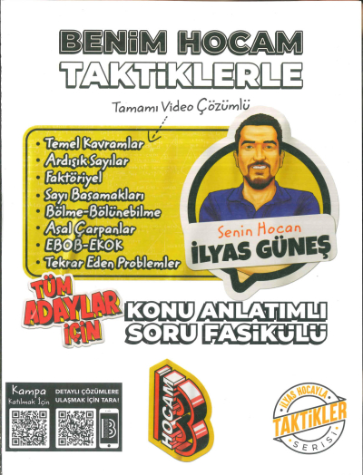 TAKTİKLERLE TEMEL KAVRAMLAR ARDIŞIK SAYILAR FAKTÖRİYEL SAYI BASAMAKLARI ….. KONU ANLATIMLI SORU FASİKÜLÜ YKS Fotokopi