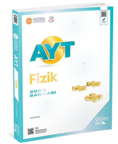2027 AYT Fizik Soru Bankası Üç Dört Beş Yayınları YKS Fotokopi