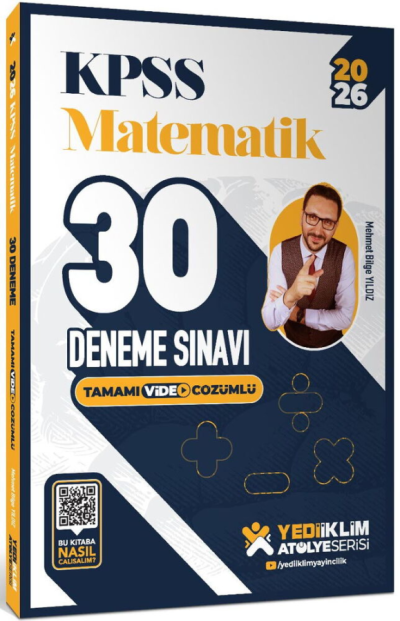 2026 KPSS Matematik Atölye Serisi 30 Deneme Yediiklim YKS Fotokopi