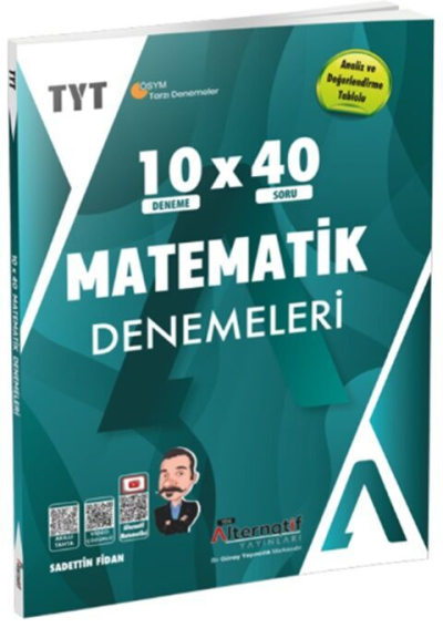 Alternatif Yayınları TYT Matematik 10 x 40 Branş Denemeleri YKS Fotokopi