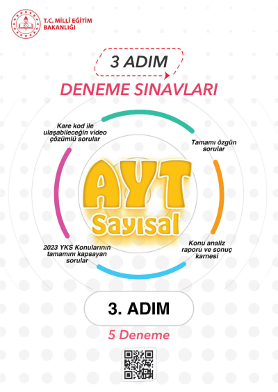 3 ADIM DENEME SINAVLARI AYT SAYISAL 3. ADIM