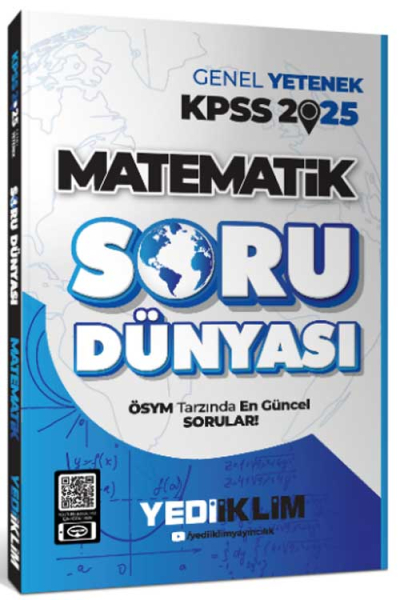 2025 Genel Kültür Matematik Soru Dünyası Yediiklim Yayınları YKS Fotokopi