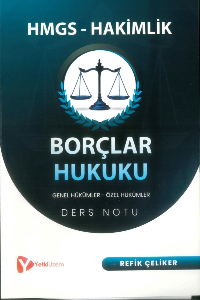 Borçlar Hukuku HMGS ve Hakimlik Ders Notları Yetki Yayıncılık YKS Fotokopi