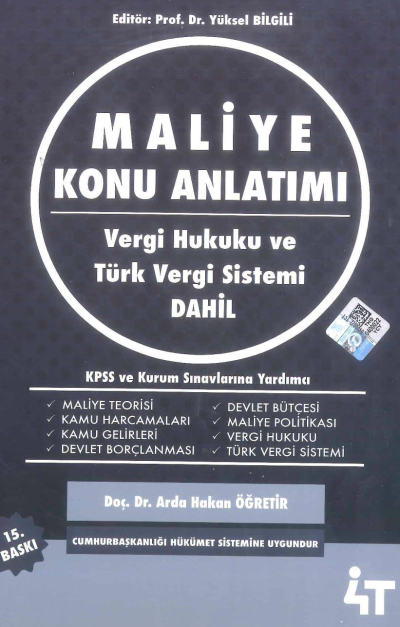 Maliye Konu Anlatımı 4T Yayınları YKS Fotokopi