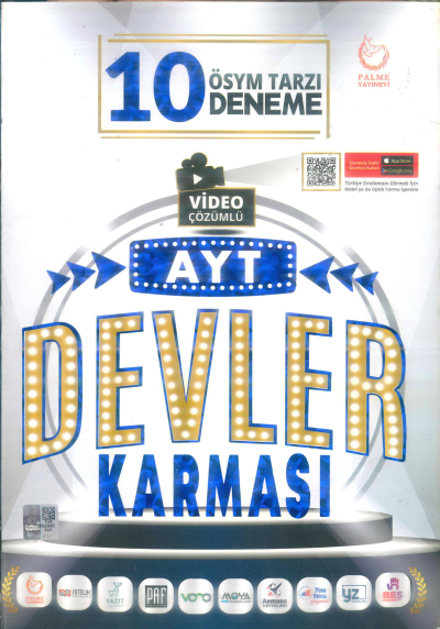 AYT DEVLER KARMASI 10 DENEME YKS Fotokopi