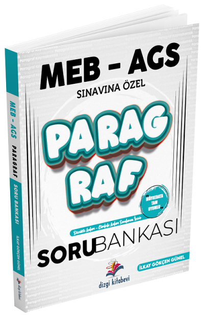 2025 MEB AGS Sınavına Özel Paragraf Soru Bankası Dizgi Kitap YKS Fotokopi