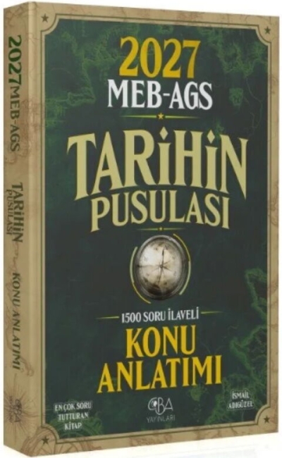 MEB-AGS Tarihin Pusulası Konu Anlatımı İsmail Adıgüzel CBA Yayınları YKS Fotokopi
