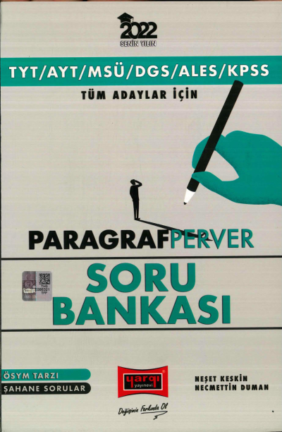 TÜM ADAYLAR İÇİN PARAGRAFPERVER SORU BANKASI YKS Fotokopi