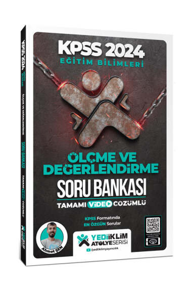 2024 Eğitim Bilimleri Atölye Serisi Ölçme Ve Değerlendirme Tamamı Video Çözümlü Soru Bankası YKS Fotokopi