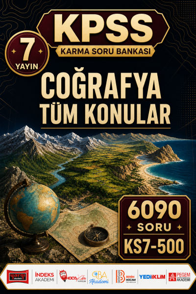 Coğrafya Tüm Konular 7 Yayın 6090 Soru YKS Fotokopi