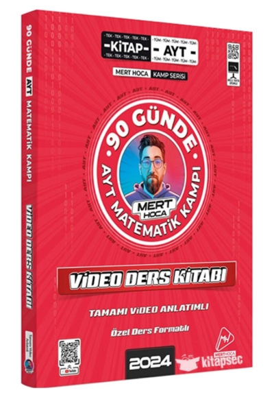2024 90 Günde AYT Matematik Kampı Video Ders Kitabı Mert Hoca YKS Fotokopi