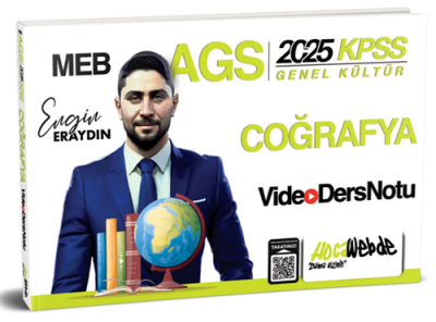 2025 MEB-AGS KPSS Türkiye Coğrafyası Video Ders Notu HocaWebde Yayınları YKS Fotokopi