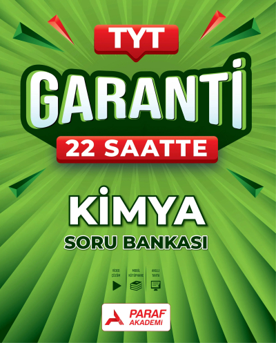 TYT Kimya Garanti 22 Saatte Soru Bankası Paraf Akademi YKS Fotokopi