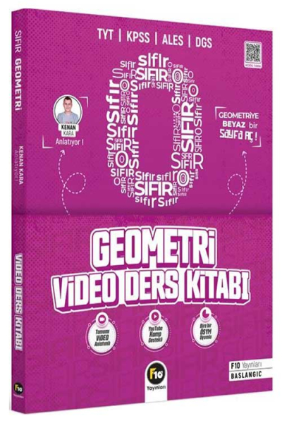 Kenan Kara ile Sıfırdan Geometri Video Ders Kitabı YKS Fotokopi