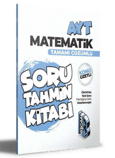 AYT Matematik Tamamı Çözümlü Soru Tahmin Kitabı YKS Fotokopi