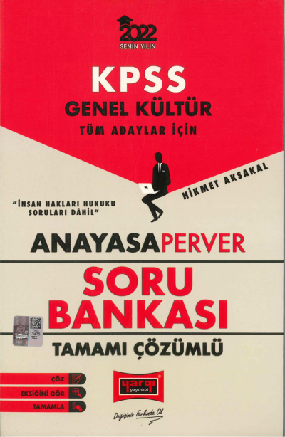 ANAYASA PERVER TAMAMI ÇÖZÜMLÜ SORU BANKASI YKS Fotokopi