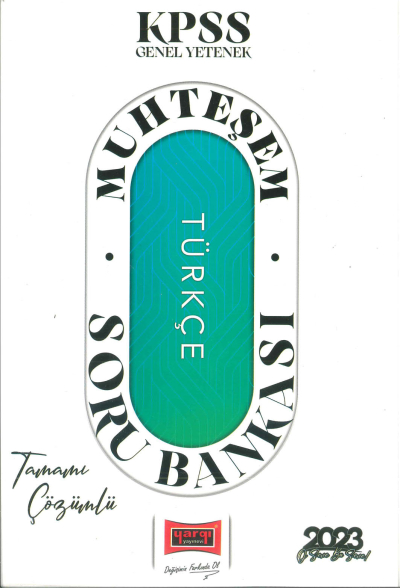 MUHTELEM TÜRKÇE TAMAMI ÇÖZÜMLÜ SORU BANKASI YKS Fotokopi