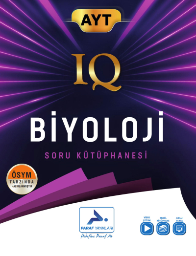 AYT Biyoloji IQ Soru Kütüphanesi Paraf Yayınları YKS Fotokopi