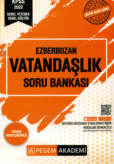 EZBERBOZAN VATANDAŞLIK ÇÖZÜMLÜ SORU BANKASI YKS Fotokopi
