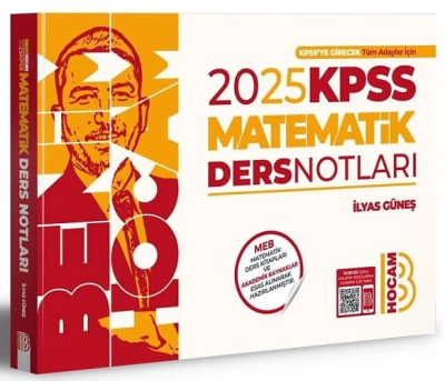 Benim Hocam Yayınları 2025 KPSS Matematik Ders Notları YKS Fotokopi