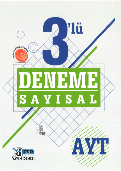 AYT Sayısal 3 lü Deneme Video Çözümlü YKS Fotokopi