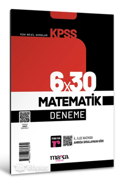 MATEMATİK 6*30 MARKA DENEME YKS Fotokopi