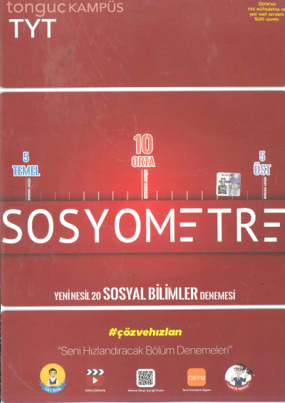 TYT Sosyometre 20 li Deneme YKS Fotokopi