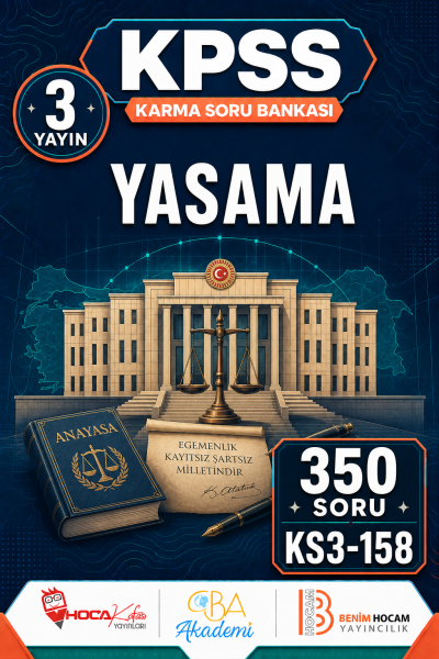 Yasama 3 Yayın 350 Soru (Benim Hocam - CBA - Hoca Kafası Yayınları) YKS Fotokopi