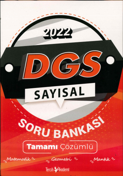 DGS SAYISAL TAMAMI ÇÖZÜMLÜ SORU BANKASI YKS Fotokopi