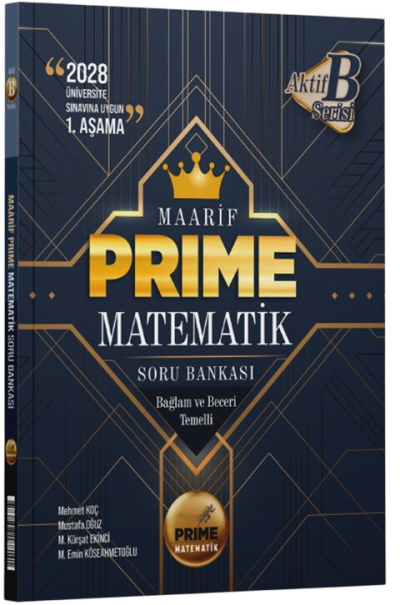 2028 TYT Maarif Prime Matematik Soru Bankası Aktif Öğrenme YKS Fotokopi