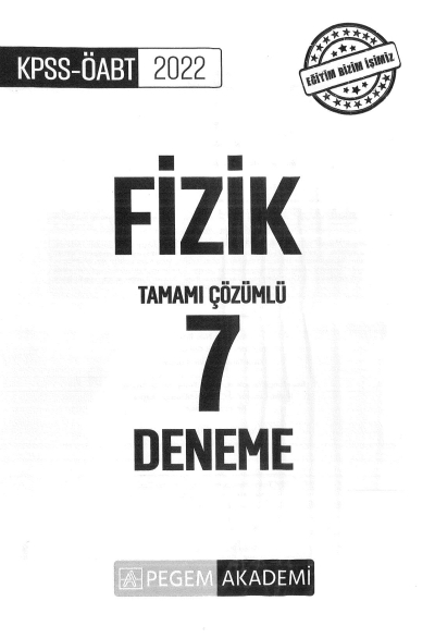 TAMAMI ÇÖZÜMLÜ 7 DENEME YKS Fotokopi