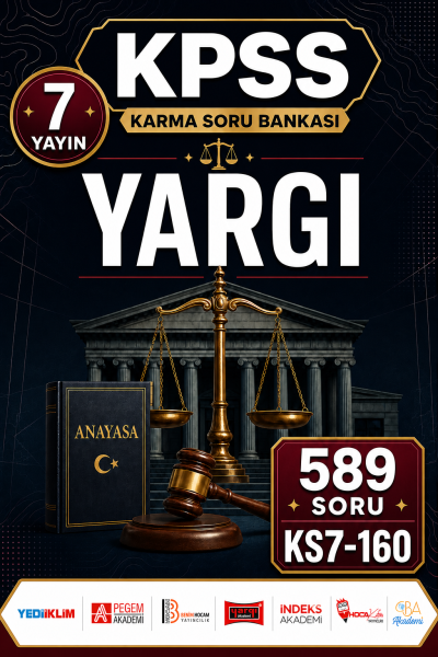 Yargı 7 Yayın 589 Soru YKS Fotokopi