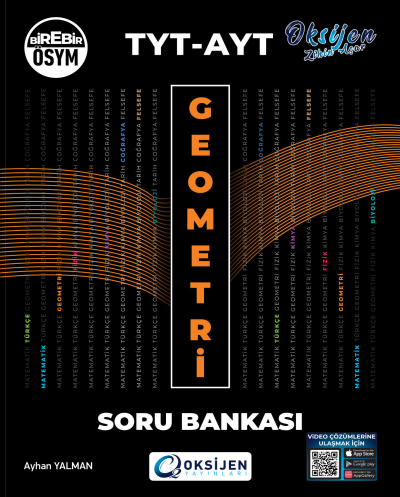 TYT-AYT Geometri Soru Bankası Oksijen Yayınları YKS Fotokopi