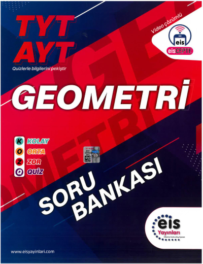 Koz Serisi TYT-Ayt Geometri Soru Bankası Eis Yayınları YKS Fotokopi